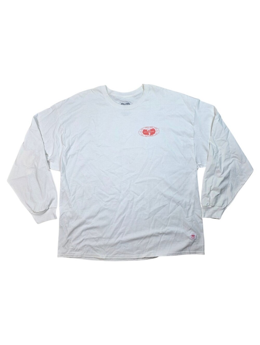 Vintage Wutang Wuwear T-shirt White Long Sleeve size 3XL Hip Hop sleeve hit